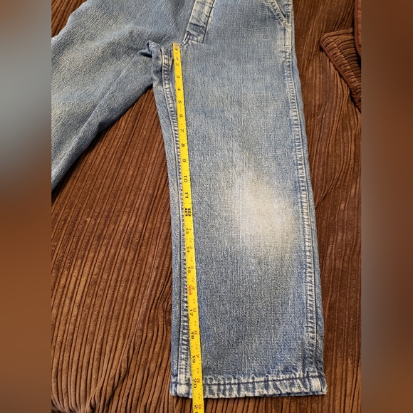 Vintage Oshkosh B'gosh flannel lined Vestbak Denim overalls 1986 size 4 toddler - Picture 16 of 16